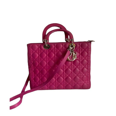 Christian Dior Lady Large Magenta Gannage